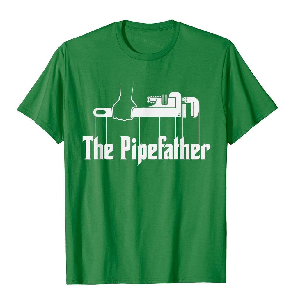 The Pipefather Funny Plumber Plumbing TShirt Gift Hot Sale Unisexs Top TShirts Cotton Tops Shirts Group Kawaii
