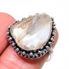 Biwa Pearl Handmade 925 Sterling Silver Jewelry Ring Size 8 G5f27