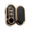 Fiat Exclusive Key Case, Key Cover, Keychain, Silicone, Genuine Waterproof, Lightweight, Compatible with