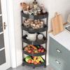 with Wheels Bathroom Storage Rack Large Capacity Rolling Cart Storage Rack  Shower