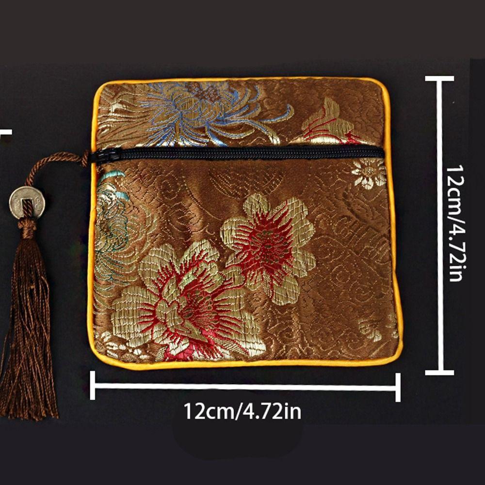 Cloth Cloth Wallet Tassel Chinese Style Coin Pouch Exquisite Embroidery Coin Pouch Ladies