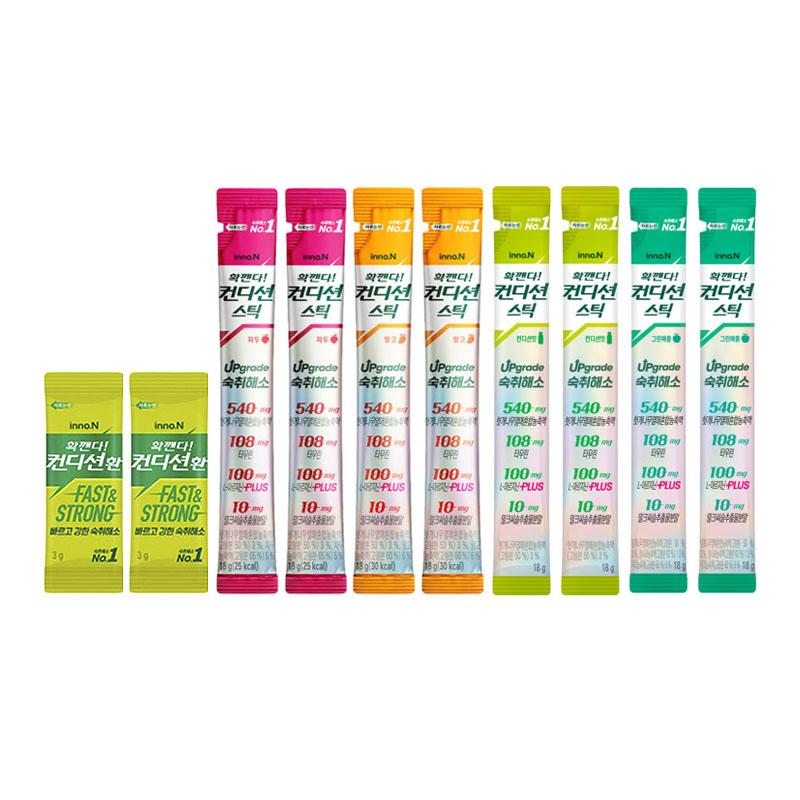 CJ Condition Hangover Cure Stick Jelly & Pills – Корейский напиток для поддержки печени с расторопшей