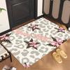 Trendy leopard print (1) Personalized name Office Carpet Stylish Decor for Living Room Bedroom Kitchen