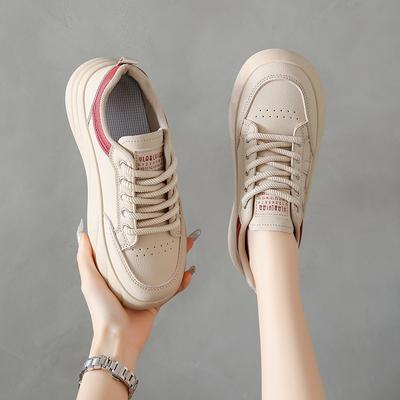 Модные женские кроссовки на платформе, высокие, на толстой подошве, массивные кроссовки для девочек, уличные кроссовки для бега на шнуровке, женские кроссовки Zapatos