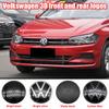 2026 Горячий Для Volkswagen VW 1 шт. 139 мм 110 мм Логотип VW ABS Эмблема Капот Автомобиля Передняя Решетка Задний Багажник Значок Аксессуар Для VW Polo 2019 2