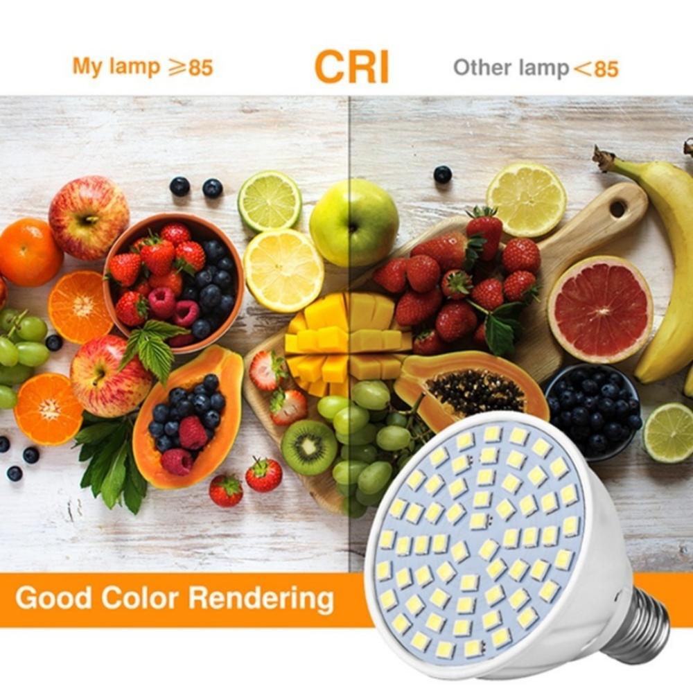 2 Pcs GU10 LED Bulb E27 E14 Spot Lamp 48 60 80LEDs Bulb 220V GU 10 LED Bulb MR16 Gu5.3 Spot Light B22 5W 7W 9W
