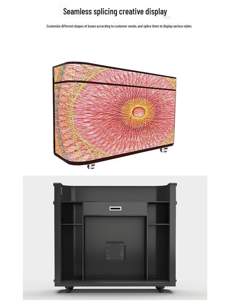 Светодиодный дисплей для ресепшена: Креативный настольный или прилавочный экран для отелей, баров и выставок