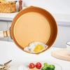 18/20/24cm Gold Soup pot Japanese Snow Saucepan Non-stick Frying Pan wok wood handle Home Milk Sauce Cooking Kitchen Cookware