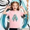 Hatsune Miku Anime Future Peripheral Collaboration Pure Cotton COS Anime Cartoon Printed Boy and Girl New Casual Tshirt