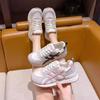 Mesh Breathable Sneakers Women's 2025 New Summer Little White Mesh Shoes Lightweight Soft-soled Forrest Gump Training Running Shoes