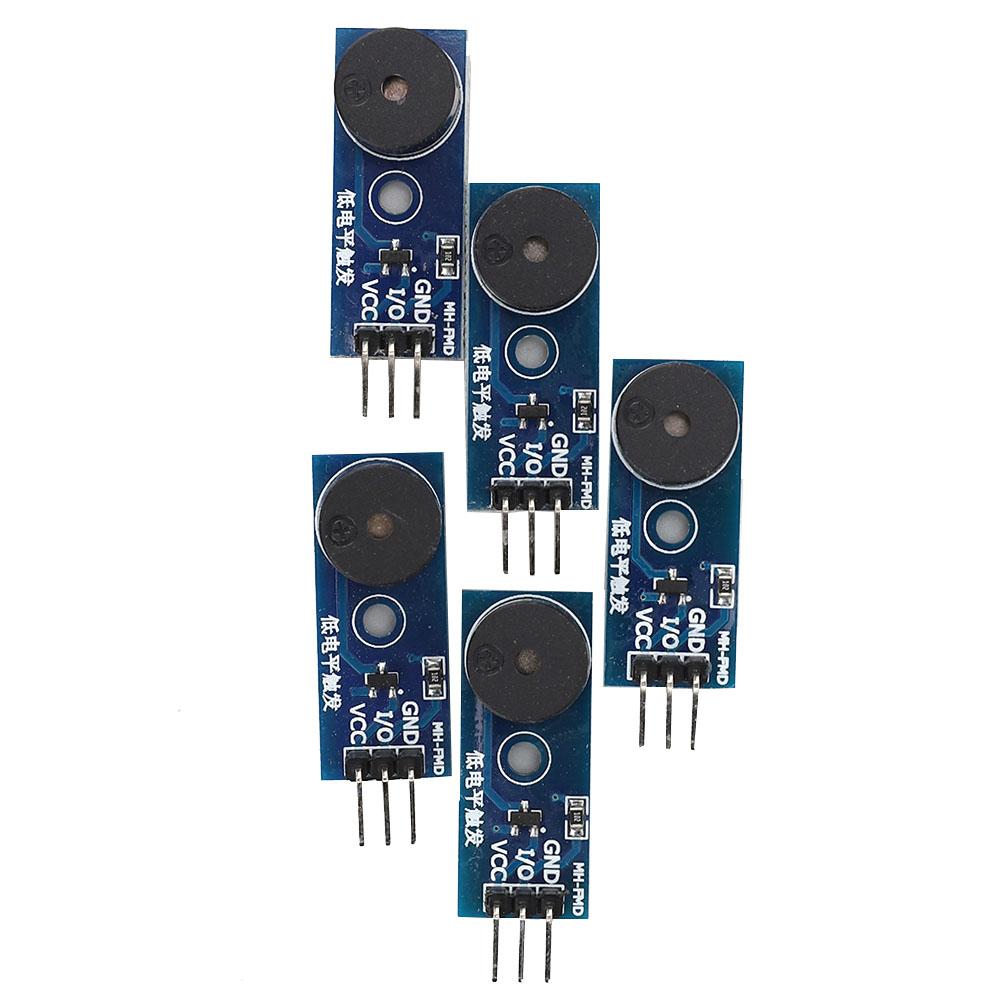 5 PCS buzzer module passive LED control low trigger sound module 3.3.5V 3 PIN for projects
