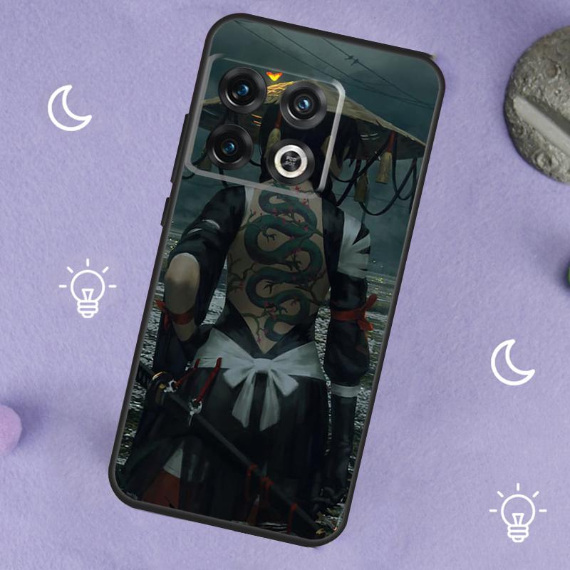 Чехол Воин Самурай Гейша Для OnePlus 13T 13R 12R 10R 10T 8T 11 12 13 15 Для OnePlus Nord 5 CE 2 3 4 Lite N20 N30