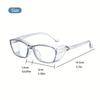 3 Pairs of Oval Shaped Small Frame Glasses Unisex Fashionable Glasses Casual Accessories Durable Glasses Minimalist Style