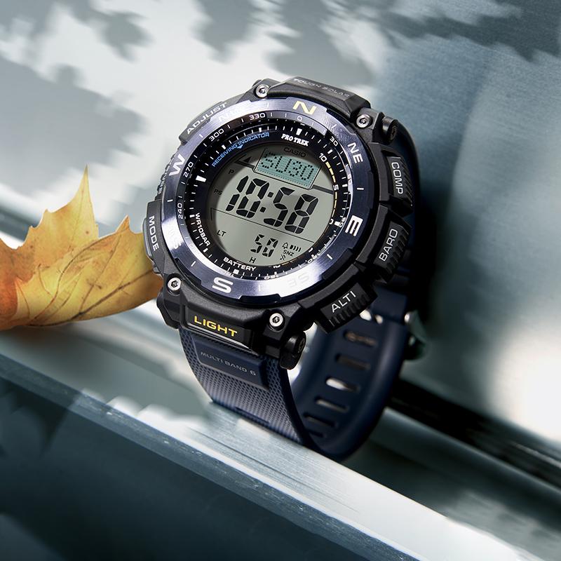 Casio Мужские часы PRO TREK Серые PRW-3400Y-2PR PRW-3400Y-2PR