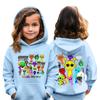 Детская мода повседневная верхняя часть с принтом музыкальной игры пуловер свитшот