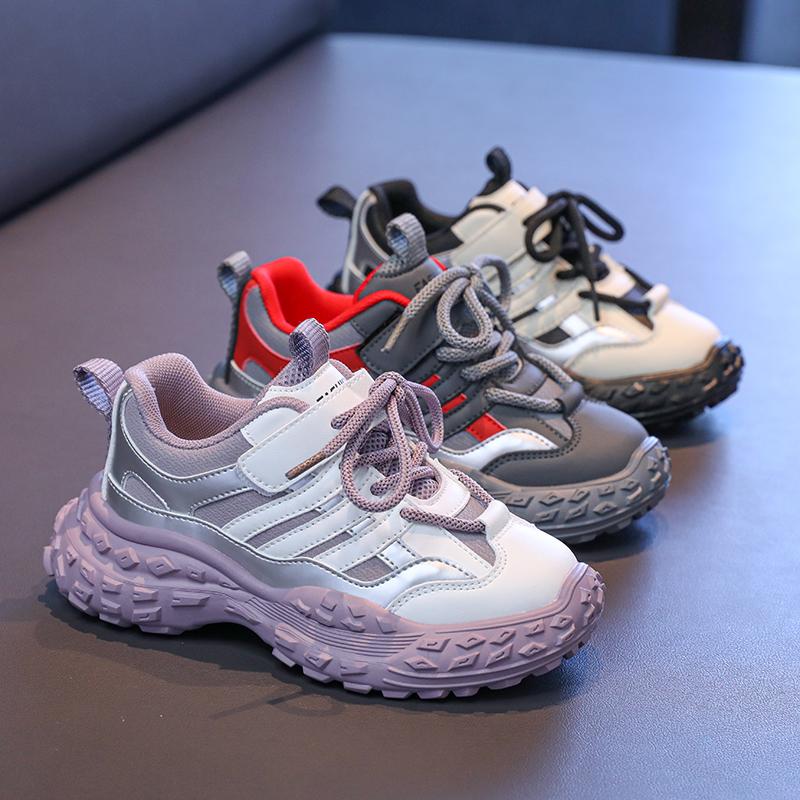 Детская мода Четыре сезона Дышащая Повседневная обувь Детские Беговые сандалии Студенческие Девочки Трендовые Удобные Кроссовки для спортзала