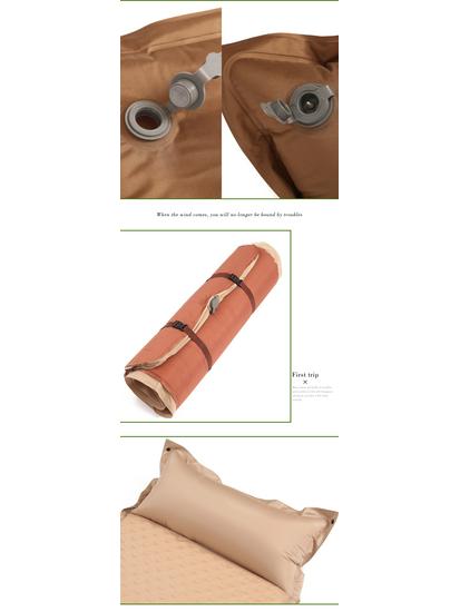 Двойной надувной коврик для кемпинга для палатки или дома