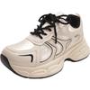 European Dad Shoes Women's Super Fire 2025 Spring and Autumn New Popular Thick-soled Heightening Running Light Sports and Leisure Shoes
