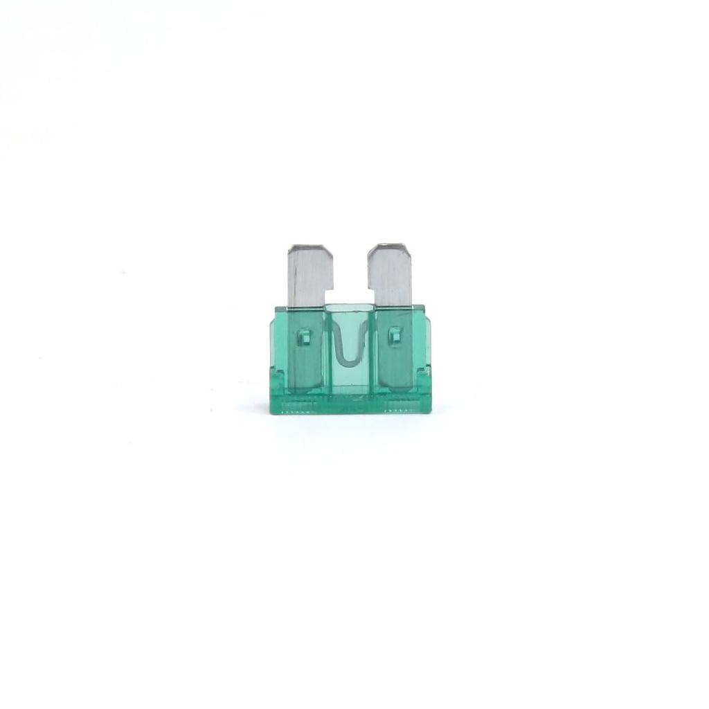 uxcell Предохранитель плоского типа, Автомобильный предохранитель, Металлический 30А, 30 штук, 0,7 x 0,7