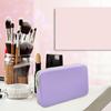 Водонепроницаемая гладкая сумка для хранения, большая вместительная силиконовая косметическая сумка на молнии, универсальный портативный органайзер для макияжа