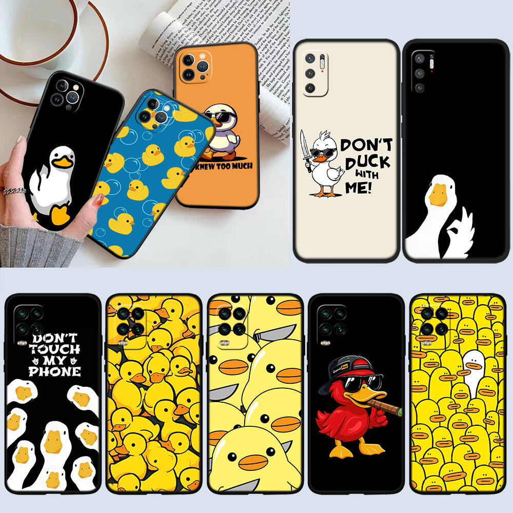 DUCK Cartoon Case for Samsung M55 M35 M15 A02 A05S A05 A06 A15 A12 A13 A10 A16 A20 A22 A24 A25 A30 A31 A32 A33 A35 A42 A50