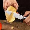 5PCS Damascus Pattern Chef Knife Kitchen Knife Meat Cleaver Wood Handle Paring Utility Santoku Slicing Knife