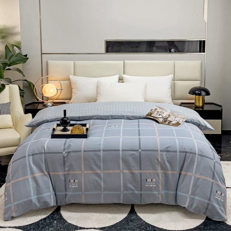 Пододеяльник с абстрактными полосками и волнами, геометрический узор, постельное белье размера «queen-size», 100% хлопок, пододеяльник с застежкой-молнией для детей и взрослых