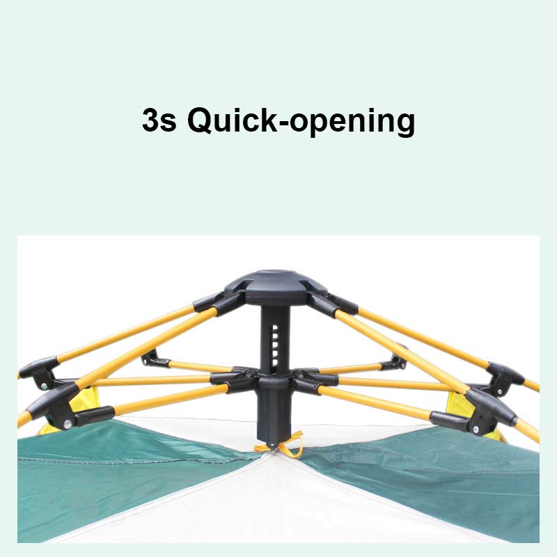 2-3 человека/3-4 человека Полностью автоматическая палатка Дождестойкая Ветрозащитная Солнцезащитный тент Пляжная Кемпинговая Походная Палатка Кемпинг Путешествия Семейная Палатка Синяя/Зеленая