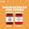Masalejar Dhamakedaar Jodi Combo | Tandoori Marinade + Mutton Bhuna Masala | Ready to Cook Spice Mix | No MSG (Pack of 2X100gm)
