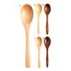 Ложка для перемешивания Гладкая пищевая поверхность Дерево Ручная работа Кулинарная ложка для перемешивания с эргономичной