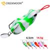 7 шт. Силиконовая мягкая приманка Лягушка Рыболовные приманки 6,5 см 14,5 г Лягушка Спиннер Кальмар Громовой Джиг Блесна Троллинг Мягкая приманка Морская Рыболовная Снасть