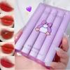 5pcs/set Lip Tint Set Waterproof Lipstick Set Matte Lipgloss Tint Set Makeup Beauty Gifts