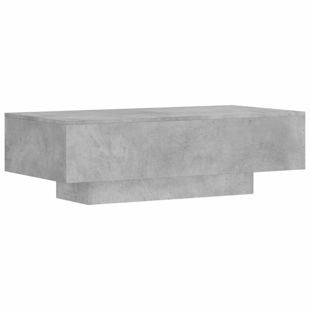 Coffee Table Concrete Grey 100 x 49.5 x 31 cm Particleboard
