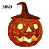 Rustic Seagrass Storage Handwoven Halloween Pumpkin Basket, Spooky Candy Basket with Lid, Vintage Wicker Holder Light Up Lantern LED Candle for Table