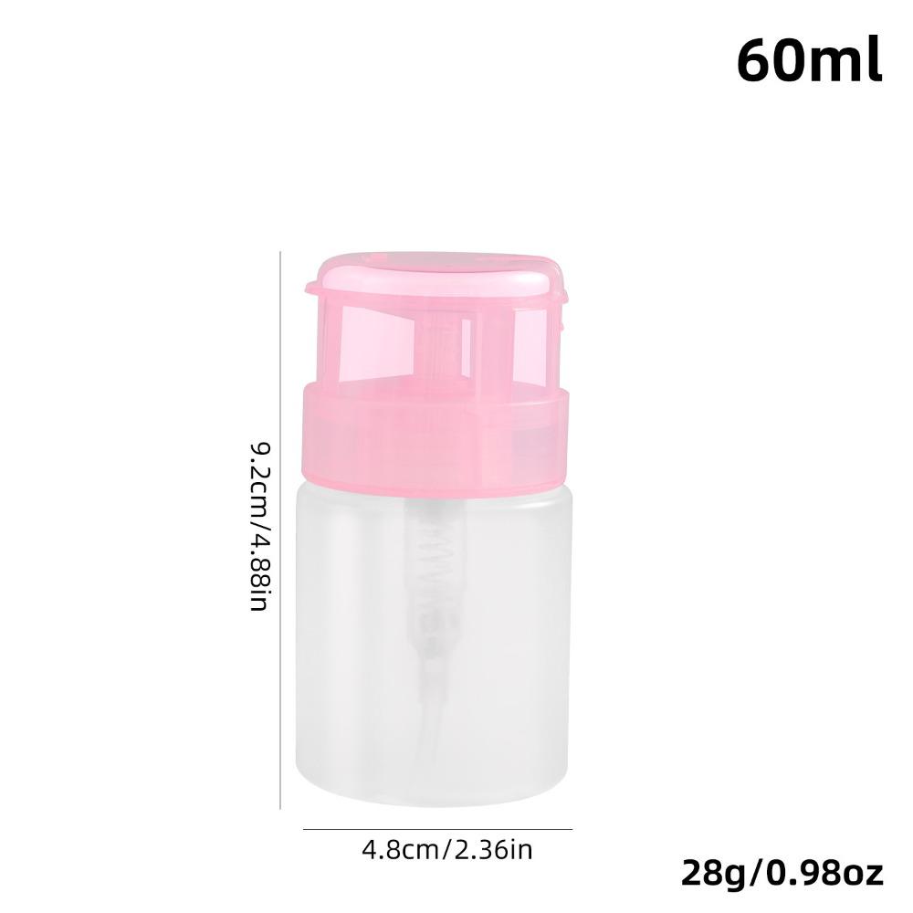 Пластиковый флакон для ногтей, непроливающийся, пустой, с помповым дозатором, многоразовый контейнер, инструменты для маникюра