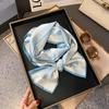 Long silk scarf women's new scarf versatile autumn and winter foreign style fashion matching shirt tied bag square scarf scarf
