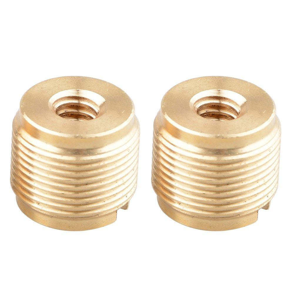 CAMVATE Mic Adapter Brass 2pcs 14-20 To 5/8-27