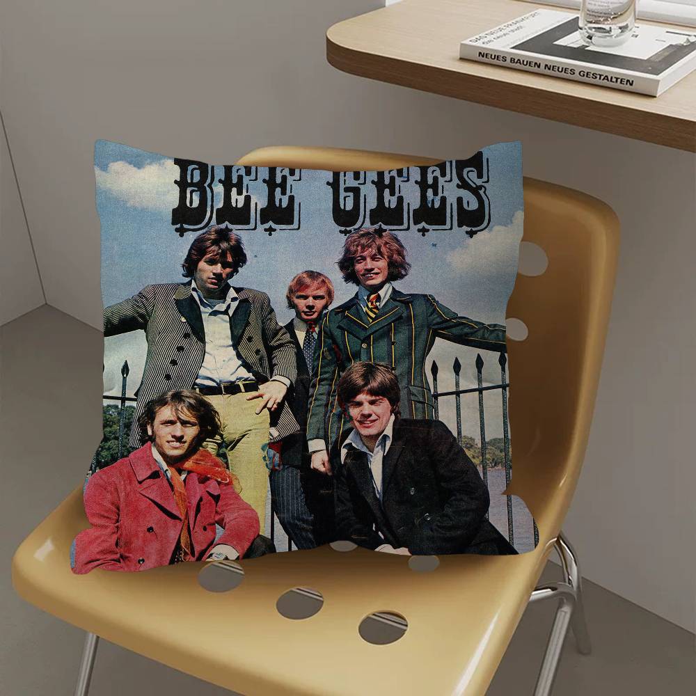 Подушка с изображением певца Bee Gees для спальни, комнаты и дивана в гостиной, декоративная наволочка