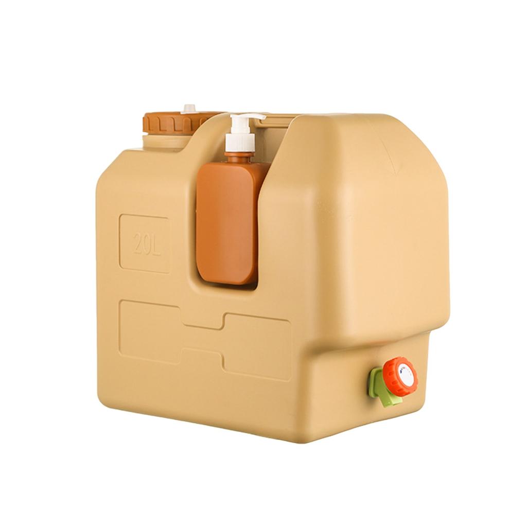 Емкость для воды для кемпинга с дозатором лосьона - 5 галлонов портативный водонос для кемпинга походов | Товары для пикника