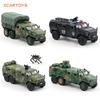 Xcartoys 1/64 Внедорожный Джип Dongfeng Боевая Машина Разведки Ornaments Mengshi 3-го Поколения Колесная Транспортная Бронированная Штурмовая Машина