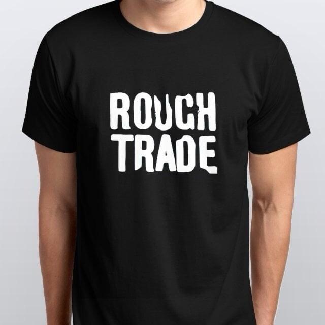 ROUGH TRADE RECORDS new T-SHIRT sizes S M L XL XXL colours Black, White