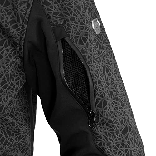 Komine Motorcycle Jacket JK-5793 Protective Soft Shell Winter Parka Life HR Neo HR Black 3XL