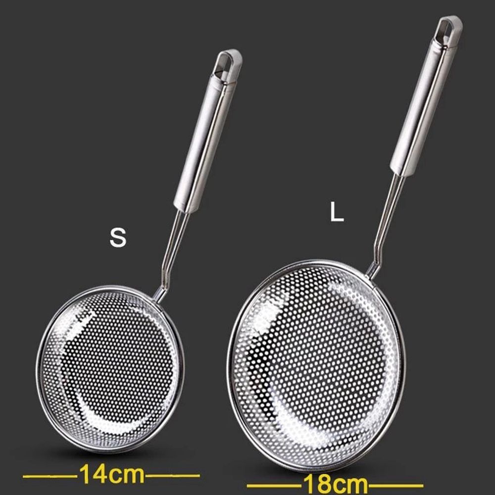 Sieve Mesh scoop Dinnerware Kitchen Accessories Strainer Ladle Cooking Tools Filter Spoon Skimmer