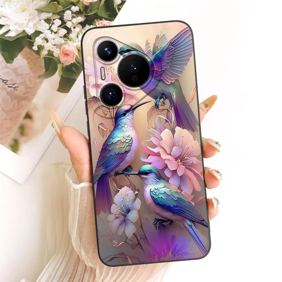 Чехол для Huawei Pura 70 Pro Plus Милый мультяшный кролик Мягкий силиконовый чехол для телефона Для Huawei Pura 70 Ultra Pura70 Pro + Fundas