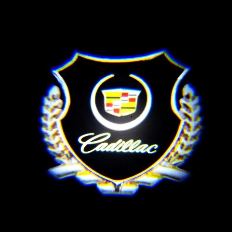LED Car Door Welcome Logo Lights Retrofit Light for Cadillac SRX XT4 XT5 XT6 ATS XTS CTS CT6 Courtesy Projector Lamp Accessories