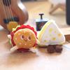 Cute Cute Hamburger Pendant Plush Toy Doll Small Cheese Bag Hanging Decoration Keychain Doll Doll
