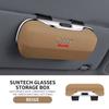 For qaz15 A4 A3 A6 TT S4 S5 S6 A1 A2 A5 A7 A8 Q1 Q2 Q3 Q4 Q5 Q6 Q7 Q Car Visor Sunglasses Glasses Case Clip Eyeglasses Box Holder