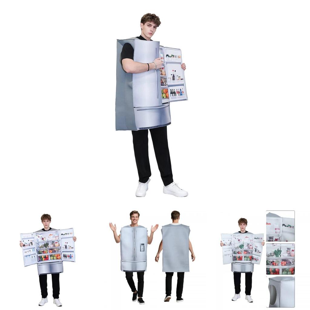 Halloween Costume Refrigerator Cosplay Suit For Adults Party And Bar Fun Creators