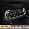 Для Mazda CX-5 CX5 2017 2018 аксессуары автомобильный средний компакт-диск консоли отделка приборной панели наклейка рамка крышка интерьер