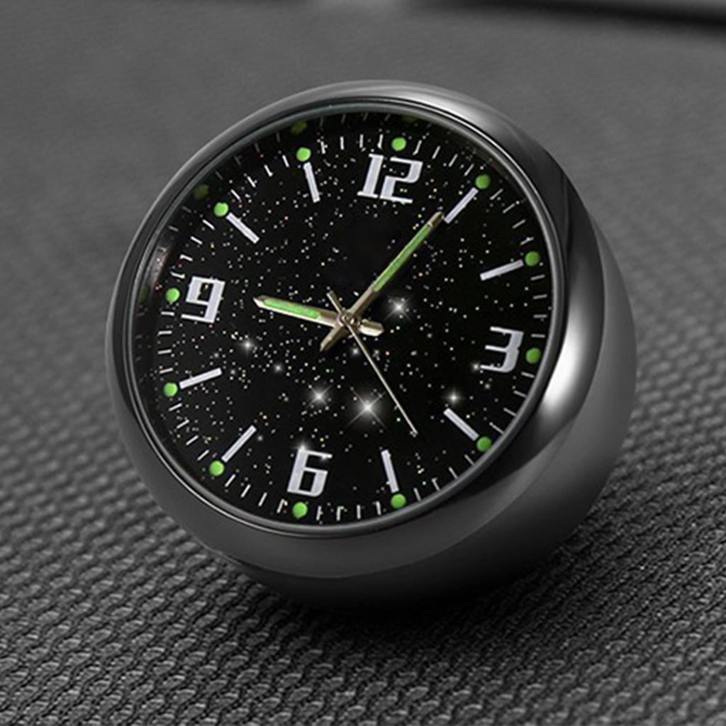Часы для автомобиля на липучке, светящиеся, аксессуары для интерьера автомобиля, портативные, крошечные, цифровые часы на приборную панель для путешествий, вождения, поездок на работу